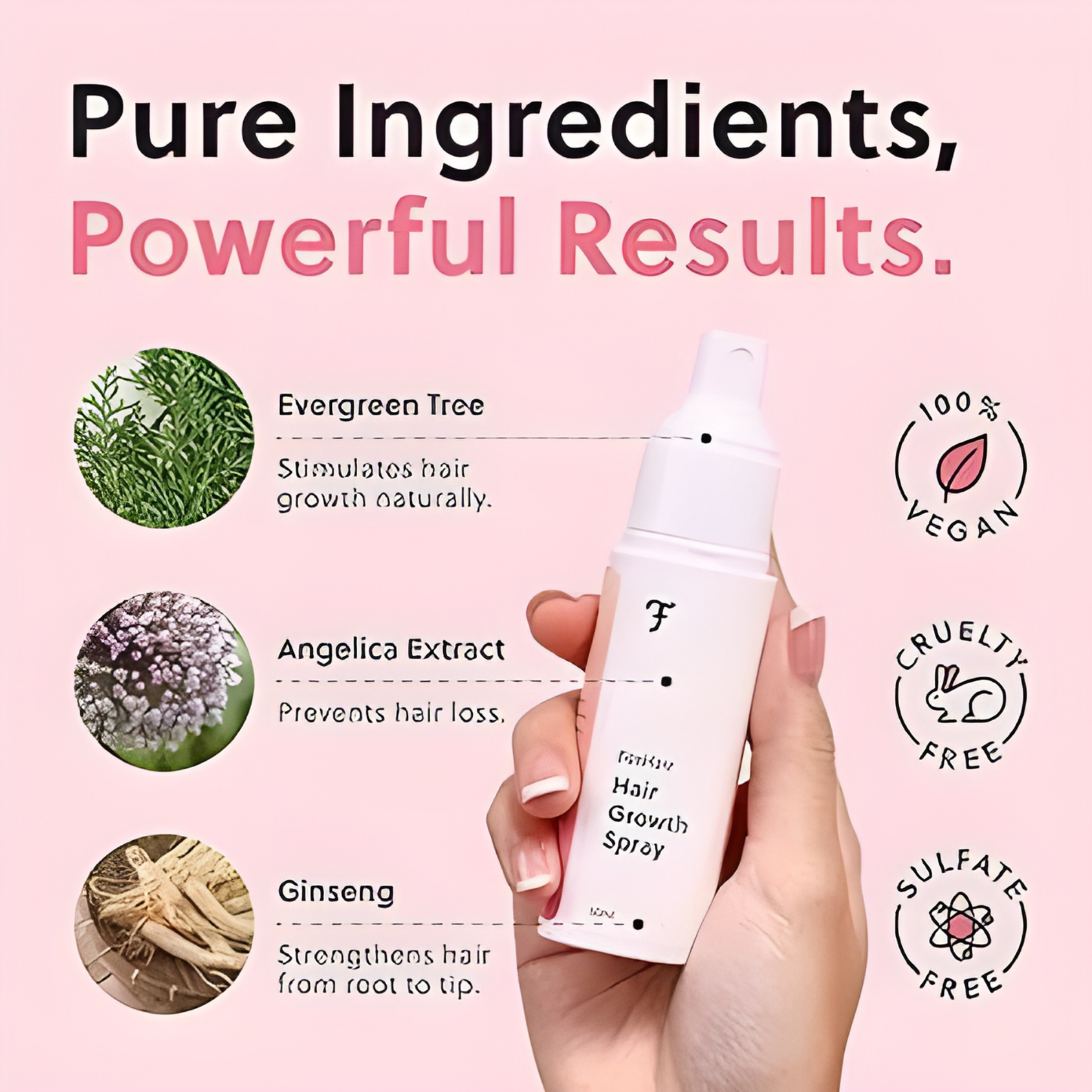 Forchics hair oil spray