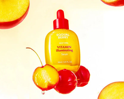 EQQUAL BERRY Deep Cera Vitamin Illuminating Serum – Brightening & Hydrating Glow Booster (30ml)