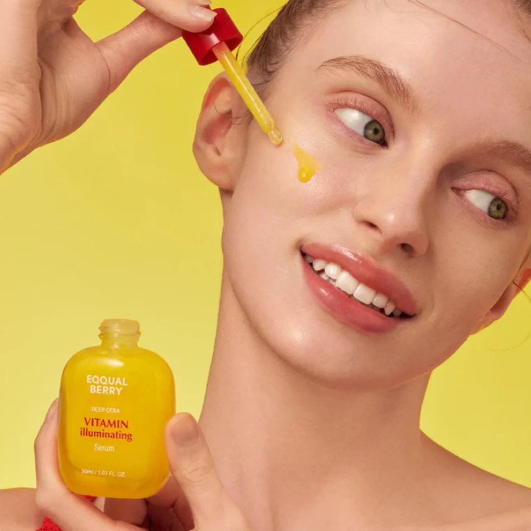 EQQUAL BERRY Deep Cera Vitamin Illuminating Serum – Brightening & Hydrating Glow Booster (30ml)