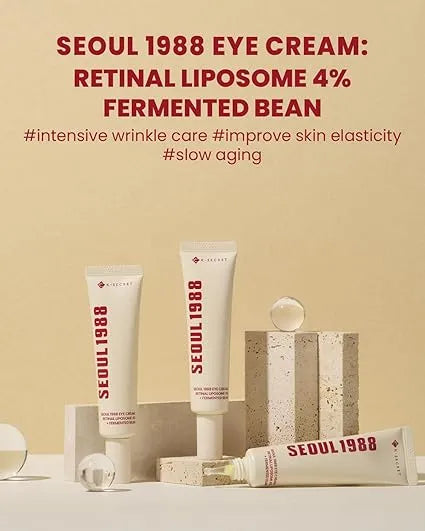 K-SECRET SEOUL 1988 Retinal Liposome 4% + Fermented Bean Eye Cream