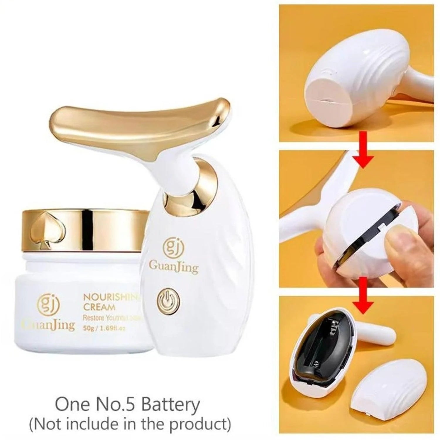 Face Lifting & Wrinkle Reducing Package (Cream + Device)